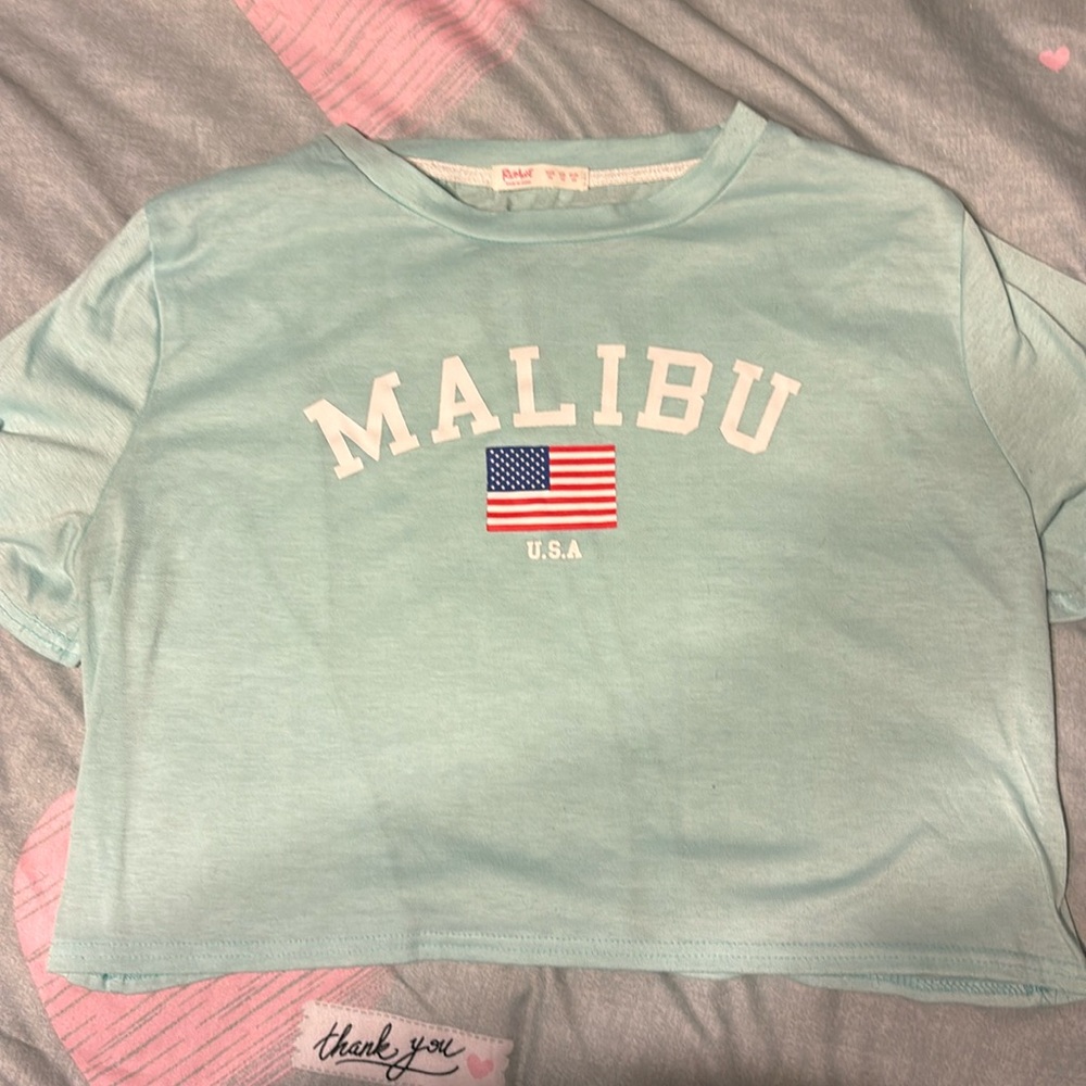 Malibu USA Flag Graphic Tee
